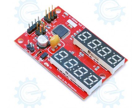 4x2 UART 7 Segment LED Display Module with Timer & Counter 4x2 UART 7 Segment LED Display Module with Timer & Counter