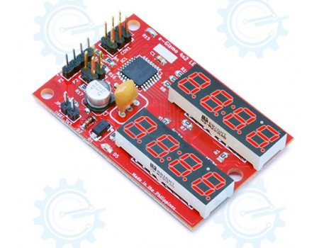 4x2 UART 7 Segment LED Display Module with Timer & Counter 4x2 UART 7 Segment LED Display Module with Timer & Counter