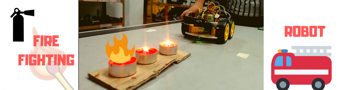 DIY e-Bot Fire Fighting Robot