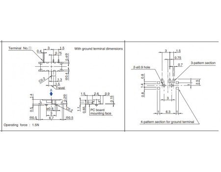 SPDT Slide SW SSSS811101