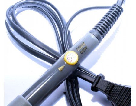 60W Adjustable Temperature Control Soldering Iron Gray