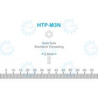 Nylon Nut 3mm Standard Thread