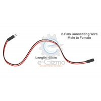 Male to Female 2-Pins Connecting Wire 40cm