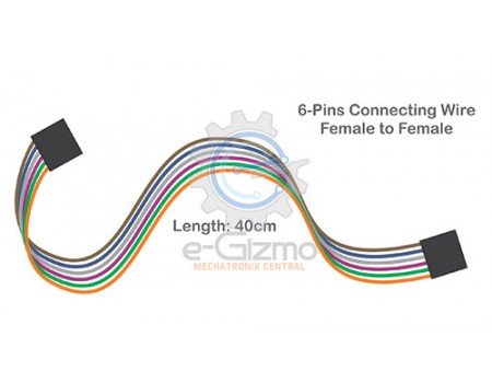 Female to Female 6-Pins Connecting Wire 40cm Female to Female 6-Pins Connecting Wire 40cm