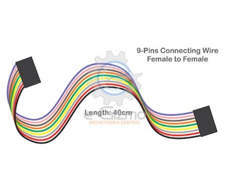 Female to Female 9-Pins Connecting Wire 40cm