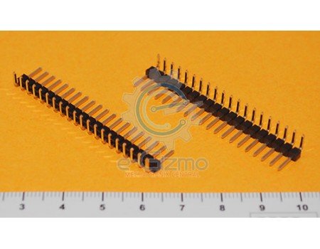 Male Angle Header 20-Pins 2.54mm Pitch