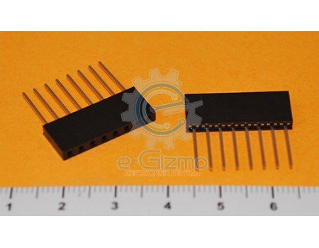 Female Header Long 8-Pins 2.54mm Pitch