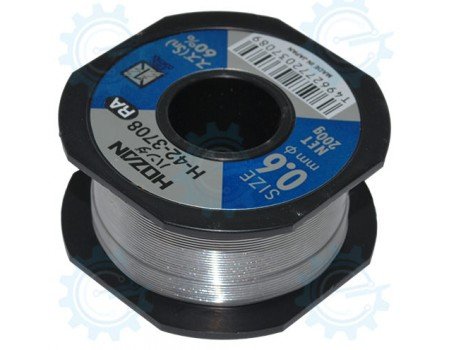 Hozan Soldering Lead 0.6? 200g 60% Lead 40% Tin