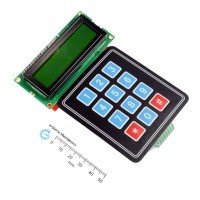 Serial LCD II 2X16 with Keypad 4X3 Function