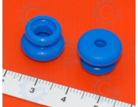 Rubber Grommet Round Blue