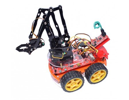 e-Bot  4WD Programmable Mobile Robot with e-Gra & PS2 Wireless Controller