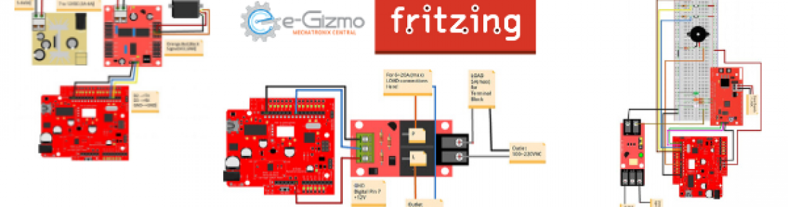eGizmo Boards in Fritzing eGizmo Boards in Fritzing