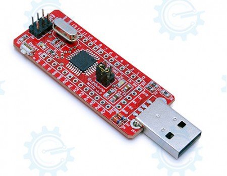 gizDuino Mini USB with ATmega168 (without Pins)