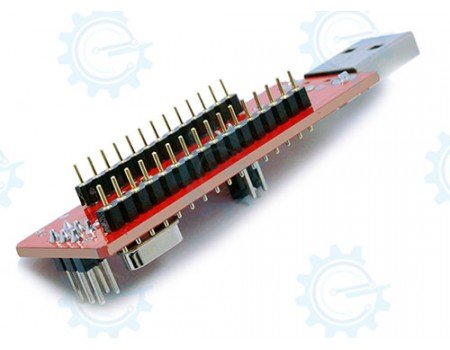 gizDuino Mini USB with ATmega168 (with Pins)
