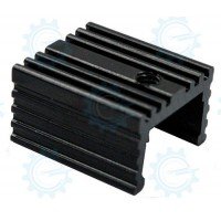 EHS-21 Aluminum Heatsink Black 15.2x17x10mm