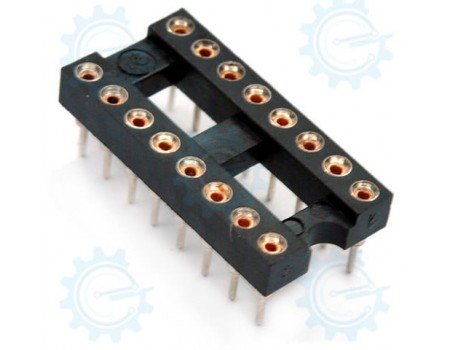 DIP IC Socket 16-Pins ( Hirel )