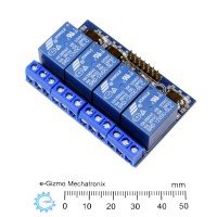 4ch 12V Relay Module Optocoupler Input 4ch 12V Relay Module Optocoupler Input