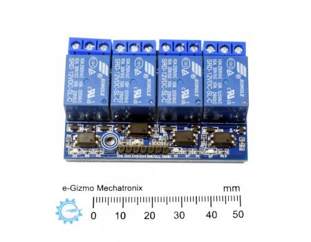 4ch 12V Relay Module Optocoupler Input 4ch 12V Relay Module Optocoupler Input