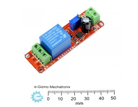 12V Delay Timer Relay with 555 IC