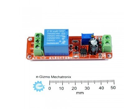 12V Delay Timer Relay with 555 IC