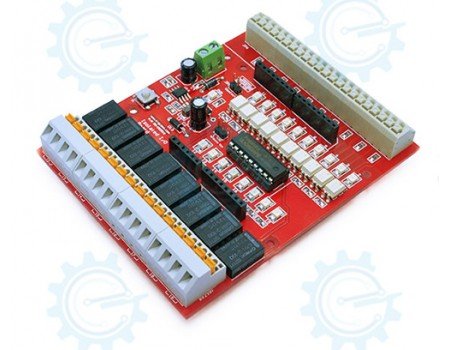 Isolated I/O Shield - Optoisolated Input dry Contact Relay Output