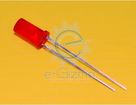 Red LED Flat Top 5mm