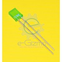 Green LED Square Type 4.75mm x 7.55mm
