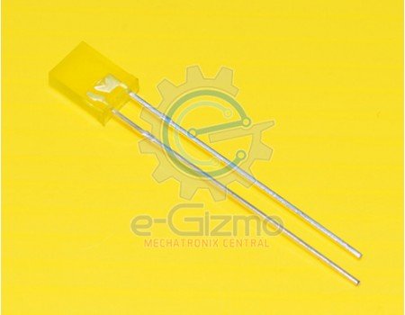 Yellow LED Square Type 4.75mm x 7.55mm