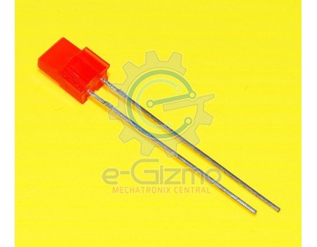 Red LED Square Type 4.75mm x 7.55mm