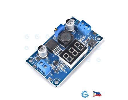 3A DC-DC Adjustable Step Down Converter with Voltmeter LM2596 Buck