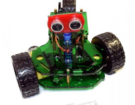 BatMobot Ultrasonic Distance Profiling Bot Chassis