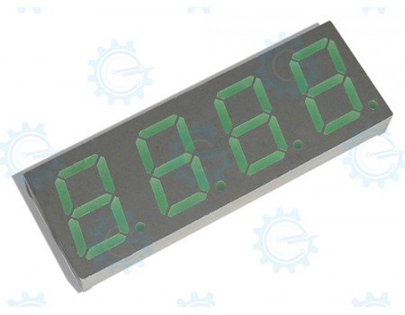 C5837 7-Segment 4-Digit C.A. Green 51X17.5mm C5837 7-Segment 4-Digit C.A. Green 51X17.5mm