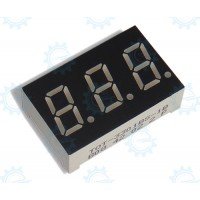 TOT-330-1BS-1B 7-Segment 3-Digit C.A. Red 22X14mm