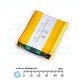 MinMax 3.8V 2200mAh 8.36Wh Lithium Polymer LiPo Battery LP555165 MinMax 3.8V 2200mAh 8.36Wh Lithium Polymer LiPo Battery LP555165