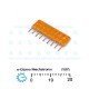 Vishay Dale Capacitor Network SIP-9 8x 0.01uFX7R 50VDC Vishay Dale Capacitor Network SIP-9 8x 0.01uFX7R 50VDC