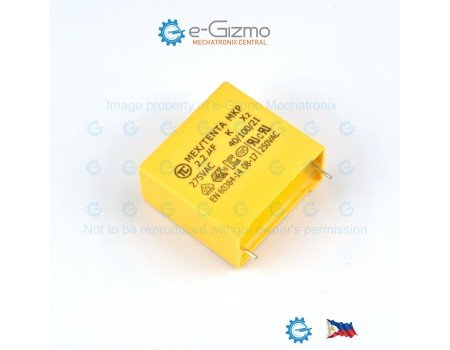 MEX TENTA 2.2uF 275VAC MKP MKP61 Class X2 RFI Suppression MEX TENTA 2.2uF 275VAC MKP MKP61 Class X2 RFI Suppression