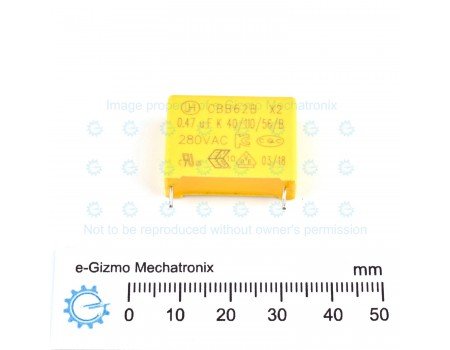 JH 0.47uF 280VAC MKP CBB62B Class X2 RFI Suppression