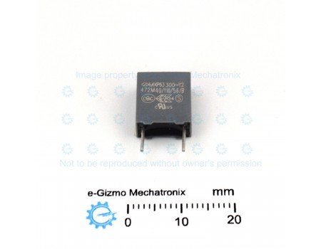 GD 0.0047uF 300VAC MKP MKP63 Class Y2 RFI Suppression GD 0.0047uF 300VAC MKP MKP63 Class Y2 RFI Suppression