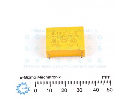 FARAD 0.47uF 275VAC MKP PXK Class X2 RFI Suppression 100C