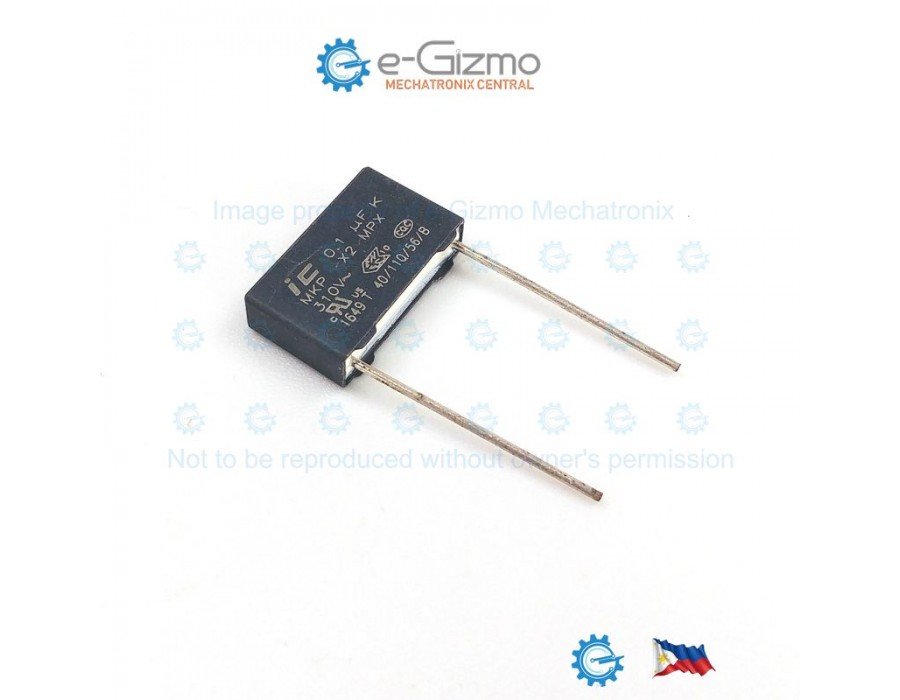 Illinois Capacitor IC 0.1uF 310VAC MKP MPX Class X2 RFI Suppression