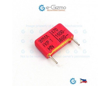 WIMA 470pF 1600VDC 650VAC FKP 1 PP Pulse Applications FKP1T004704B WIMA 470pF 1600VDC 650VAC FKP 1 PP Pulse Applications FKP1T004704B