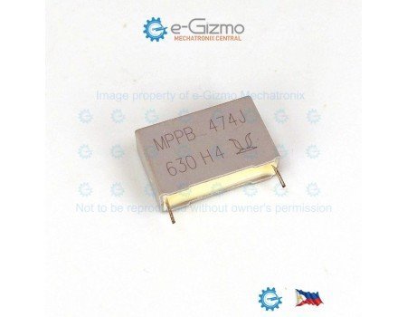 Europtronic 0.47uF 630VDC MPPB Polypropylene Capacitor Europtronic 0.47uF 630VDC MPPB Polypropylene Capacitor