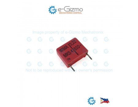 WIMA 220nF 0.22uF 630VDC MKS 4 Series PET Capacitor WIMA 220nF 0.22uF 630VDC MKS 4 Series PET Capacitor