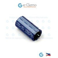 Jamicon 2200uF 35V WG Series Low ESR Capacitor 105C Short Pins