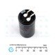 Rubycon 390uF/450V 105C Snap in Horizontal Mount MXK Series