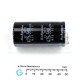 Rubycon 590uF/475V 105C Snap in Horizontal Mount MXK Series