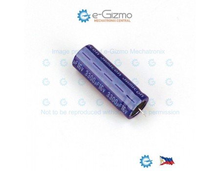 Jamicon 3300uF 16V WG Series Low ESR Capacitor 105C Short Pins Jamicon 3300uF 16V WG Series Low ESR Capacitor 105C Short Pins