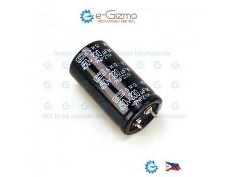 Nippon Chemi-con 330uF 450V 85C SMQ Series Snap in Nippon Chemi-con 330uF 450V 85C SMQ Series Snap in