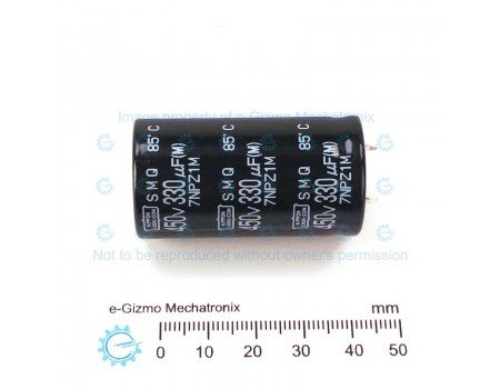 Nippon Chemi-con 330uF 450V 85C SMQ Series Snap in Nippon Chemi-con 330uF 450V 85C SMQ Series Snap in