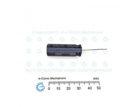 Nichicon 1500uF 35V PW(M) 105C Low ESR Capacitor Nichicon 1500uF 35V PW(M) 105C Low ESR Capacitor